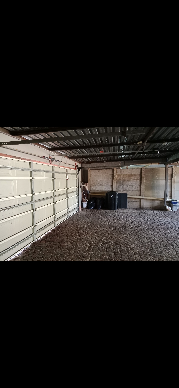 Garage door motor installation